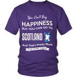 YOU CAN'T BUY HAPPINESS BUT YOU CAN GO TO SCOTLAND - s_4047_6bpJwjS3fteCz3UejsVh5LWWrgYrxhPurple