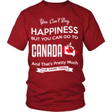 You Can't Buy Happiness But You Can Go To Canada k1 Funny T-Shirt - s_4366_6bpJwjS3fteCz3UejsVh5LWWrgYrxhRed