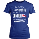 You Can't Buy Happiness But You Can Go To Canada k1 Funny T-Shirt - s_5538_fdrz72MxjFpxawVVVDTd8kYW7RckFXRoyal_20Blue