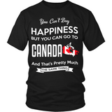 You Can't Buy Happiness But You Can Go To Canada k1 Funny T-Shirt - s_6254_6bpJwjS3fteCz3UejsVh5LWWrgYrxhBlack