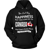 You Can't Buy Happiness But You Can Go To Canada k1 Funny T-Shirt - s_819_622UzRF5DHpb8p7pBjtTKWgBZDxa3GBlack