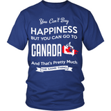 You Can't Buy Happiness But You Can Go To Canada k1 Funny T-Shirt - s_9443_6bpJwjS3fteCz3UejsVh5LWWrgYrxhRoyal_20Blue
