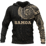 Samoa Polynesian Tattoo Style Hoodie A7 - samoa_1
