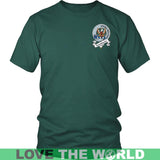 Sandilands Tartan Shirt Or Tartan Hoodie In Me TH8 - sandilands-in-me-t-shirt-w8-district-unisex-dark-green-s-shirts-1sttheworld_435