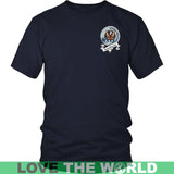 Sandilands Tartan Shirt Or Tartan Hoodie In Me TH8 - sandilands-in-me-t-shirt-w8-district-unisex-navy-s-shirts-1sttheworld_691