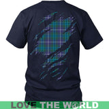 Sandilands Tartan Shirt Or Tartan Hoodie In Me TH8 - sandilands-in-me-t-shirt-w8-shirts-1sttheworld_3_735