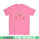 SANTA YOGA T-SHIRT N2 - santa-yoga-t-shirt-n2-gildan-womens-azalea-s-shirts-1sttheworld_895