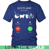 SCOTLAND IS CALLING T-SHIRT C1 - scotland-is-calling-t-shirt-c1-district-unisex-royal-blue-s-shirts-1sttheworld_128