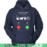 SCOTLAND IS CALLING T-SHIRT C1 - scotland-is-calling-t-shirt-c1-unisex-hoodie-navy-s-shirts-1sttheworld_240