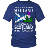 SCOTLAND IS NOT ENGLAND T-SHIRT A9 - scotland-is-not-england-t-shirt-a9-district-unisex-royal-blue-s-shirts-1sttheworld_986