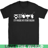 SCOTLAND IT'S WHERE MY STORY BEGINS - scotland-its-where-my-story-begins-gildan-womens-t-shirt-black-s-shirts-1sttheworld_186