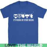 SCOTLAND IT'S WHERE MY STORY BEGINS - scotland-its-where-my-story-begins-gildan-womens-t-shirt-royal-blue-s-shirts-1sttheworld_939