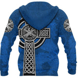 Scottish Lion Celtic Cross Hoodie K4 - scottish-cross-celtic-hoodie-mk3