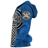 Scottish Lion Celtic Cross Hoodie K4 - scottish-cross-celtic-hoodie-mk5
