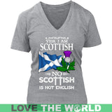 SCOTTISH IS NOT ENGLISH A5 - scottish-is-not-english-a5-district-womens-v-neck-heathered-nickel-s-t-shirts-1sttheworld_289