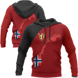 Norway Map Special Hoodie A5 - sdsd