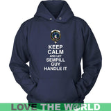 SEMPILL (OR SEMPLE)  TARTAN KEEP CALM GUY T-SHIRT S2 - sempill-or-semple-tartan-keep-calm-guy-t-shirt-s2-unisex-hoodie-navy-s-shirts-1sttheworld_251