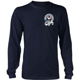 Sinclair Hunting Tartan Shirt Or Tartan Hoodie In Me TH8 - sinclair-hunting-in-me-t-shirt-w8-district-long-sleeve-navy-s-shirts-1sttheworld_641