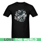 SMITH LION TARTAN T-SHIRT H21 - smith-lion-tartan-t-shirt-h21-s-na1-black-sunny-mens-usa-size-model-t02-shirts-1sttheworld_549