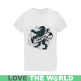 SMITH LION TARTAN T-SHIRT H21 - smith-lion-tartan-t-shirt-h21-s-na1-white-sunny-womens-shirtusa-size-model-t01-shirts-1sttheworld_816