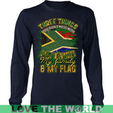 SOUTH AFRICA NATIONAL FLAGS T-SHIRTS - south-africa-national-flags-t-shirts-district-long-sleeve-shirt-navy-s-1sttheworld_803
