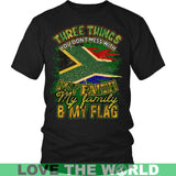 SOUTH AFRICA NATIONAL FLAGS T-SHIRTS - south-africa-national-flags-t-shirts-district-unisex-shirt-black-s-1sttheworld_590