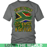SOUTH AFRICA NATIONAL FLAGS T-SHIRTS - south-africa-national-flags-t-shirts-district-unisex-shirt-grey-s-1sttheworld_403