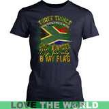 SOUTH AFRICA NATIONAL FLAGS T-SHIRTS - south-africa-national-flags-t-shirts-district-womens-shirt-navy-xs-1sttheworld_630