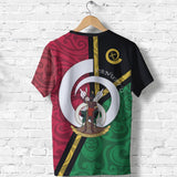 Vanuatu Flag Design T Shirts K9 - t_shirt_mk_2