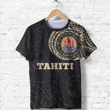 Tahiti In My Heart Polynesian Tattoo Style T-Shirt A7 - tahiti_TSIHIRT_1