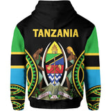 Tanzania Zip Hoodie Maasai Shield K4 - tanzania-hoodie-mk2_6e70e723-176f-4d7e-a3a4-679548a71e02