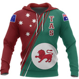 Australia Hoodie - Tasmania Flag - BN14 - tas1_995b0f6e-d44f-491e-84e2-32e00e2b7e86