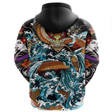 Traditional Japanese Tattoo Hoodie A7 - tgbnb