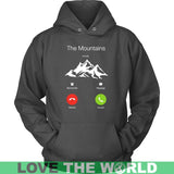 THE MOUNTAINS ARE CALLING AND I MUST GO 28 - the-mountains-are-calling-and-i-must-go-28-unisex-hoodie-charcoal-s-t-shirts-1sttheworld_732
