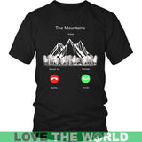 THE MOUNTAINS IS CALLING T-SHIRT P3 - the-mountains-is-calling-t-shirt-p3-district-unisex-black-s-shirts-1sttheworld_649