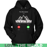 THE MOUNTAINS IS CALLING T-SHIRT P3 - the-mountains-is-calling-t-shirt-p3-unisex-hoodie-black-s-shirts-1sttheworld_442