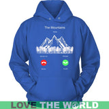 THE MOUNTAINS IS CALLING T-SHIRT P3 - the-mountains-is-calling-t-shirt-p3-unisex-hoodie-royal-blue-s-shirts-1sttheworld_517