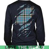Thomson Blue Tartan Shirt Or Tartan Hoodie In Me TH8 - thomson-blue-in-me-t-shirt-w8-shirts-1sttheworld_252