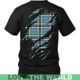 Thomson Blue Tartan Shirt Or Tartan Hoodie In Me TH8 - thomson-blue-in-me-t-shirt-w8-shirts-1sttheworld_4_746