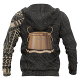 Tokelau Polynesian Tattoo Style Hoodie A7 - tokelau_3