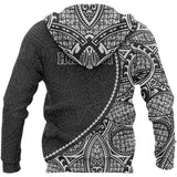 Hawaii Polynesian Hoodie - Sun Style 02 J1 - trang_sau