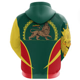 Ethiopia Hoodie The Rasta Lion Tattoo A7 - tt