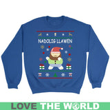 WALES CHRISTMAS T-SHIRT P1 - wales-christmas-t-shirt-p1-crewneck-sweatshirt-royal-s-shirts-1sttheworld_249