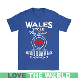 WALES STOLE MY HEART T-SHIRTS N1 - wales-stole-my-heart-t-shirts-n1-gildan-womens-shirt-royal-blue-s-1sttheworld_565