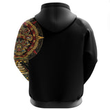 Mexico Hoodie Aztec Sun Stone Tattoo A7 - y67jkh